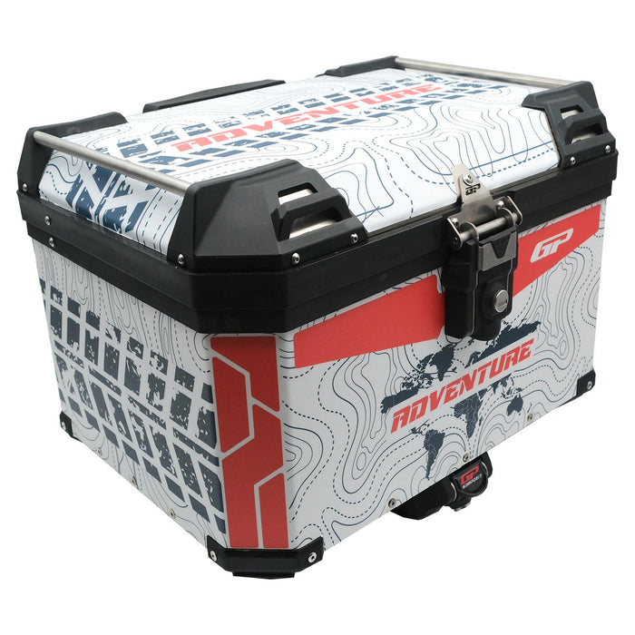 GP Kompozit Universal 57 lt Aluminum Motorcycle Top Case DSN01