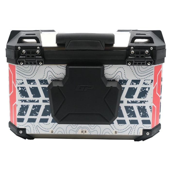 GP Kompozit Universal 57 lt Aluminum Motorcycle Top Case DSN01