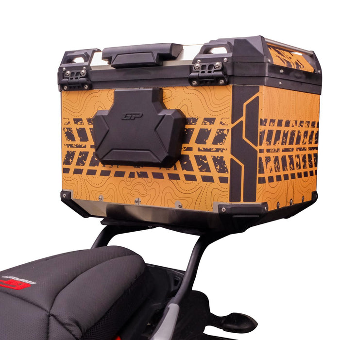 GP Kompozit Universal 57 lt Aluminum Motorcycle Top Case DSN10