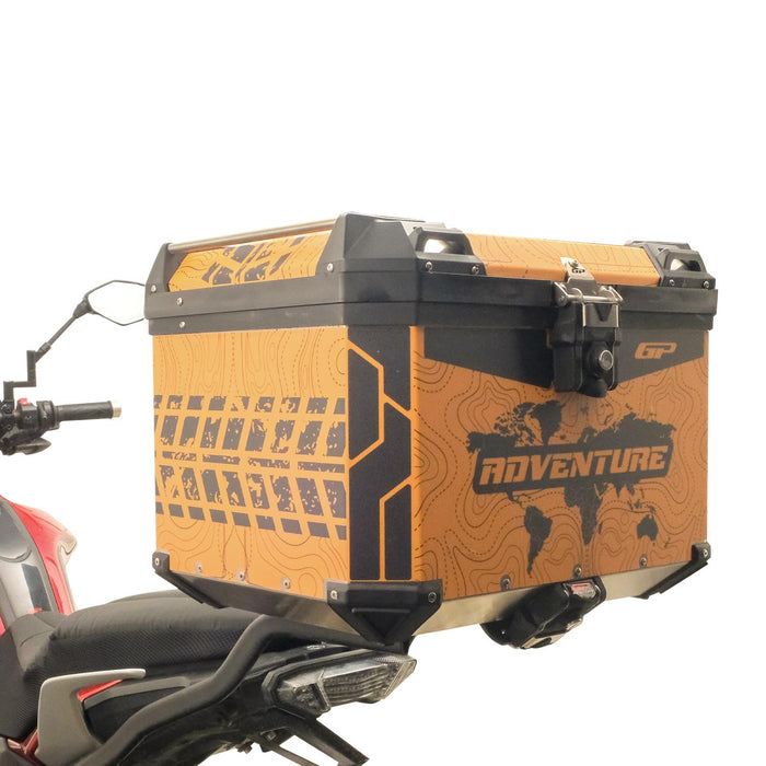 GP Kompozit Universal 57 lt Aluminum Motorcycle Top Case DSN10