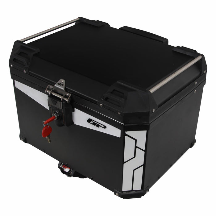 GP Kompozit Universal 57 lt Aluminum Motorcycle Top Case Black