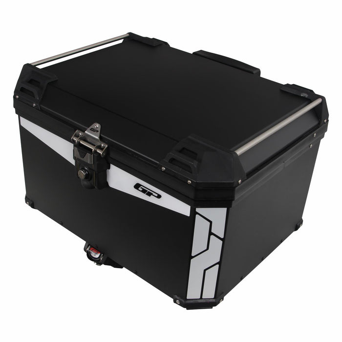 GP Kompozit Universal 75 lt Aluminum Motorcycle Top Case Black