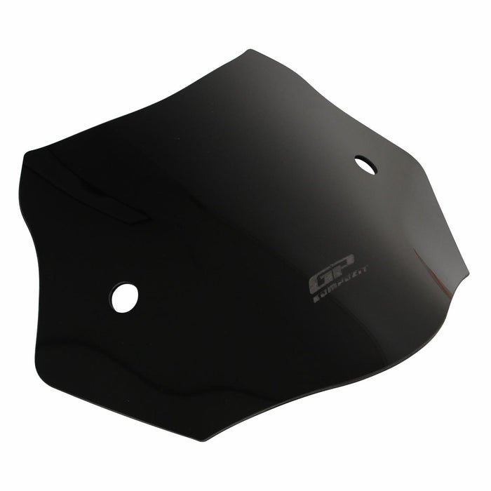 GP Kompozit For Universal Short Windshield Windscreen With Bracket Black