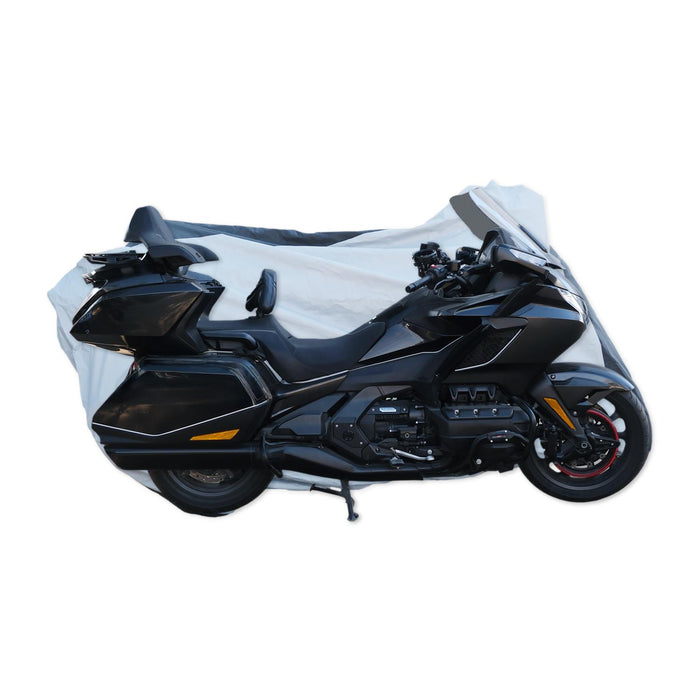 GP Kompozit Universal Indoor/Outdoor Waterproof Motorcycle Cover, Motorcycle Sun Cover, Large Size