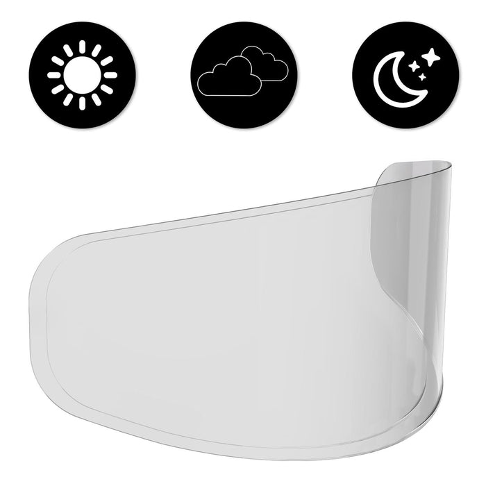 GP Kompozit Compatible For Universal Clear Helmet Shield Anti Fog Film, Visor Lens