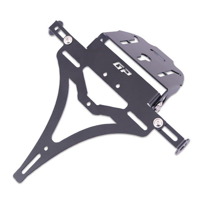 GP Kompozit Universal Adjustable Folding License Plate Mount, Tail Light Holder Rear Bracket