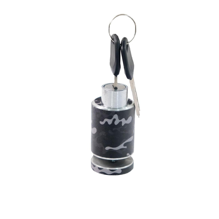 GP Kompozit para bloqueo de disco de motocicleta universal negro-gris resistente a la intemperie y antirrobo