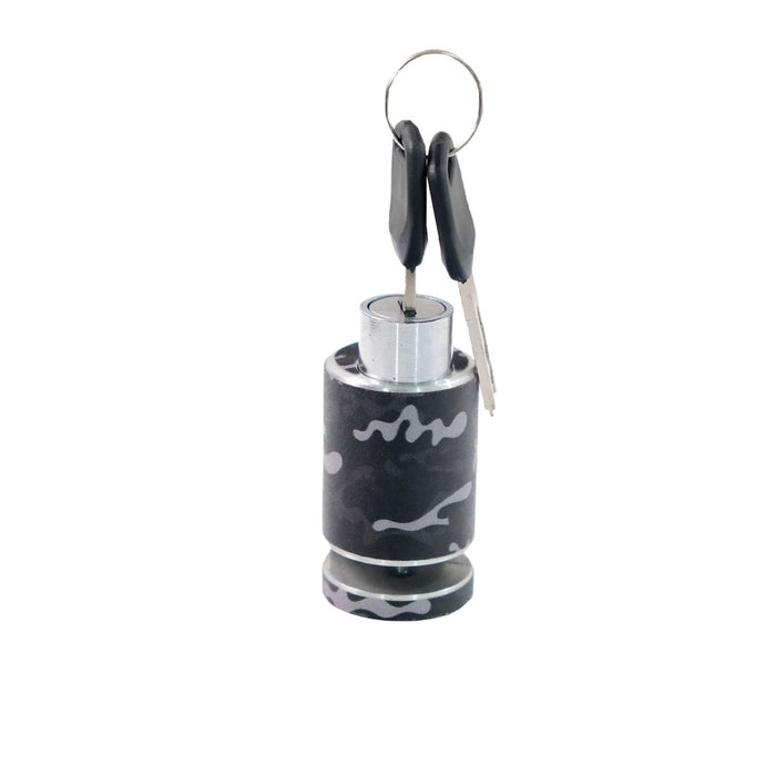 GP Kompozit para bloqueo de disco de motocicleta universal negro-gris resistente a la intemperie y antirrobo
