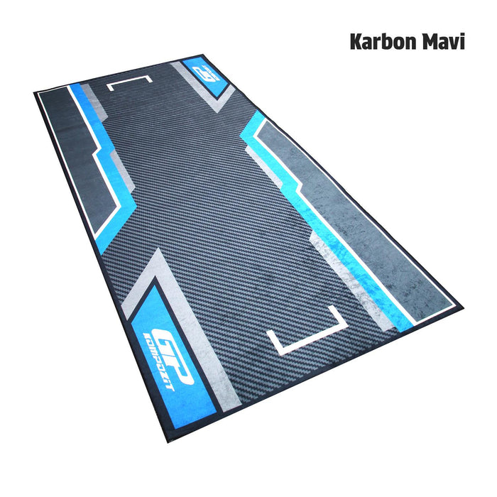 GP Kompozit Non-Slip Motorcycle Floor Mat Compatible For Universal