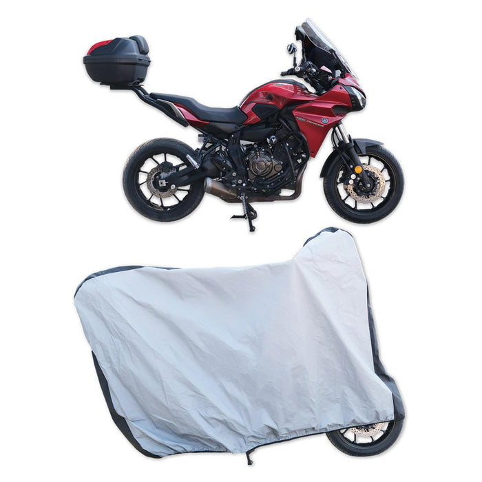 GP Kompozit Universal Indoor/Outdoor Waterproof Motorcycle Cover, Motorcycle Sun Cover, Medium Size