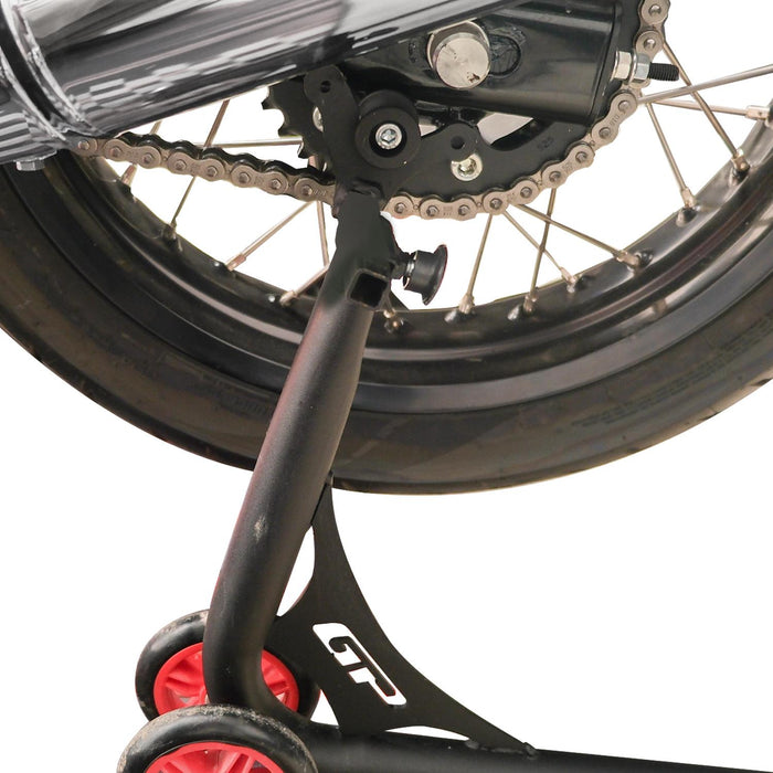 GP Kompozit Support de levage universel pour paddock - Bobines de bras oscillant - Curseurs - Noir 