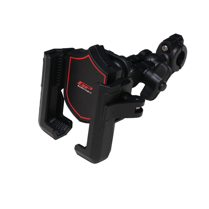 GP Kompozit Universal TTR14 Motorbike Phone Holder Mount, Anti Vibration Motorcycle Phone Holder Black