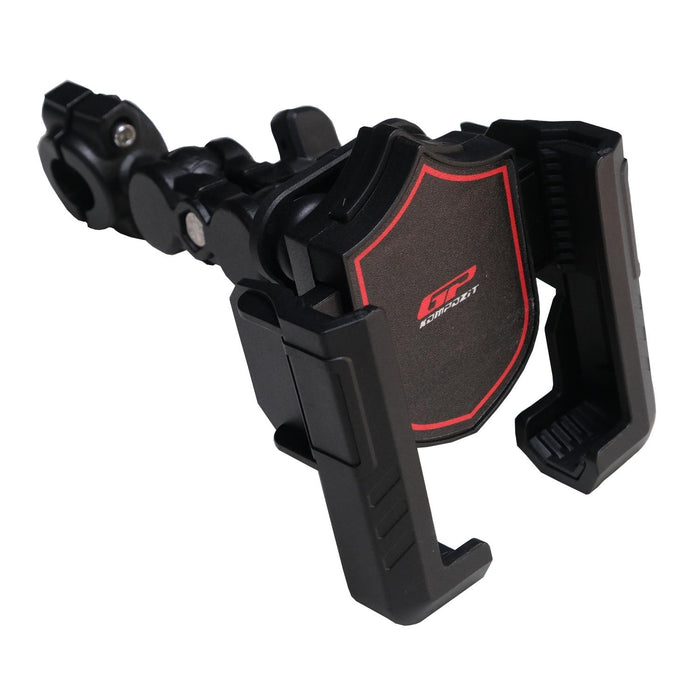 GP Kompozit Universal TTR14 Motorbike Phone Holder Mount, Anti Vibration Motorcycle Phone Holder Black