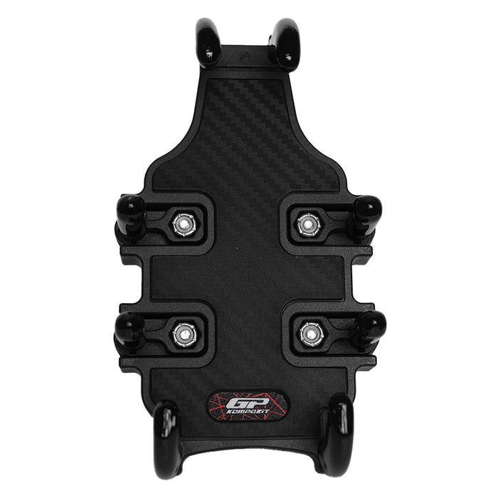 GP Kompozit Universal TTR13 Motorbike Phone Holder Mount, Anti Vibration Motorcycle Phone Holder Black