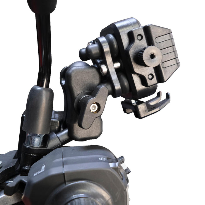 GP Kompozit Universal TTR17 Motorbike Phone Holder Mount, Anti Vibration Motorcycle Phone Holder Black