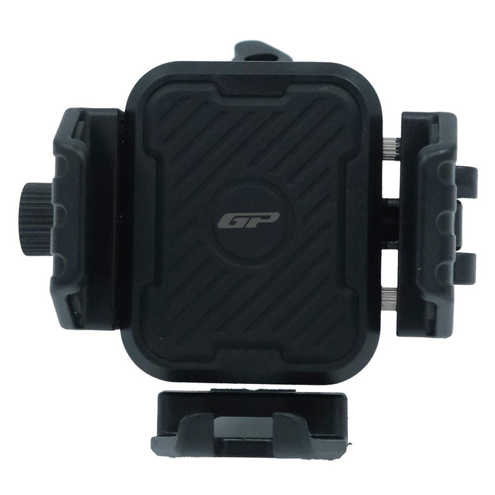 GP Kompozit Universal TTR17 Motorbike Phone Holder Mount, Anti Vibration Motorcycle Phone Holder Black