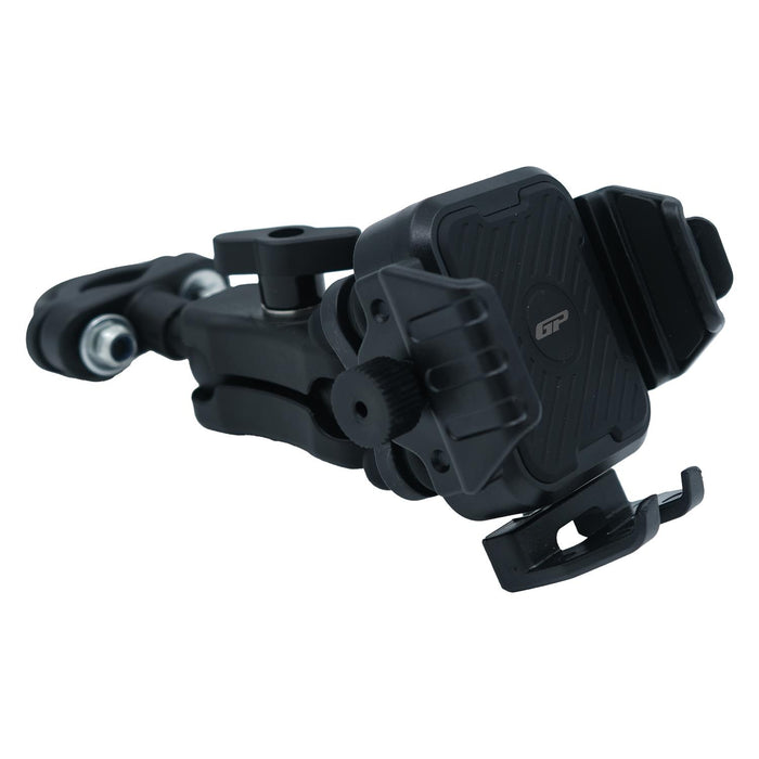 GP Kompozit Universal TTR17 Motorbike Phone Holder Mount, Anti Vibration Motorcycle Phone Holder Black