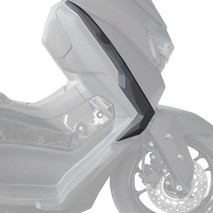 GP Kompozit Upper Fairing Guard Black Compatible For Yamaha NMAX 125 / NMAX 155 2025