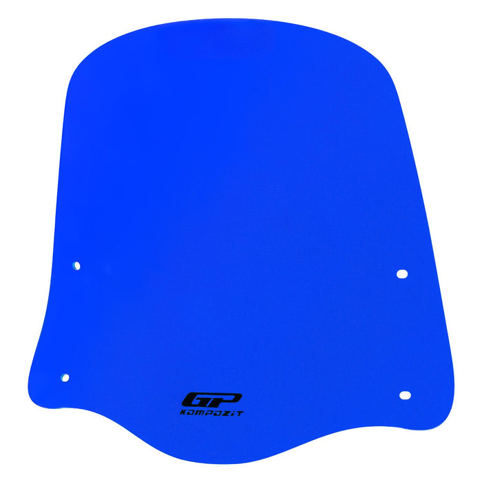 GP Kompozit Windshield Windscreen Blue Compatible For Scooter Universal