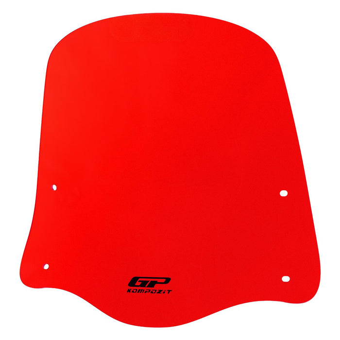 GP Kompozit Windshield Windscreen Red Compatible For Scooter Universal