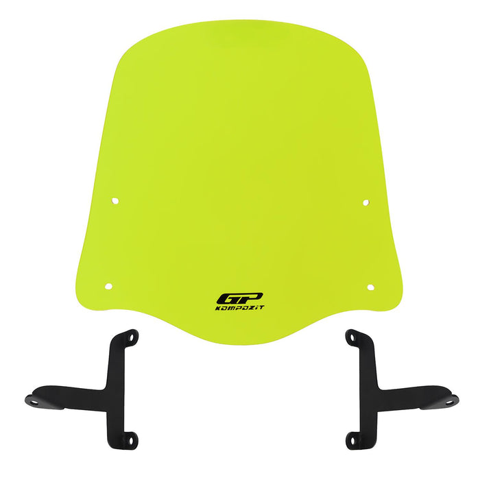 GP Kompozit Windshield Windscreen Green Compatible For Scooter Universal