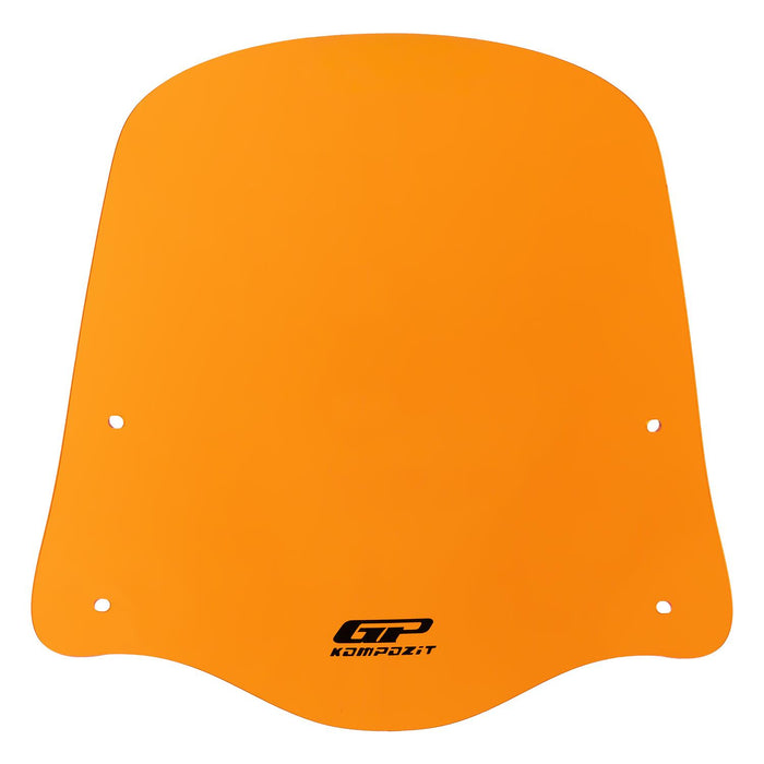 GP Kompozit Windshield Windscreen Orange Compatible For Scooter Universal