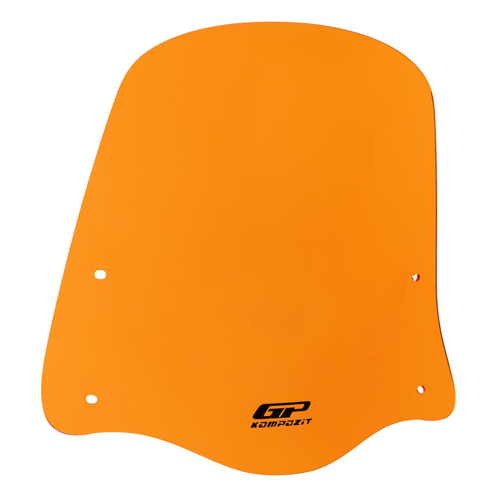 GP Kompozit Windshield Windscreen Orange Compatible For Scooter Universal