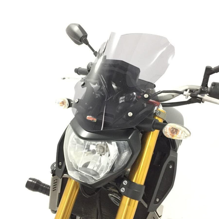 GP Kompozit Windshield Windscreen Black Compatible For Yamaha MT-09  2013-2016