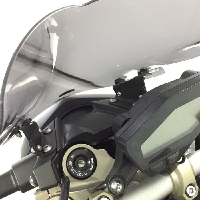 GP Kompozit Windshield Windscreen Black Compatible For Yamaha MT-09  2013-2016