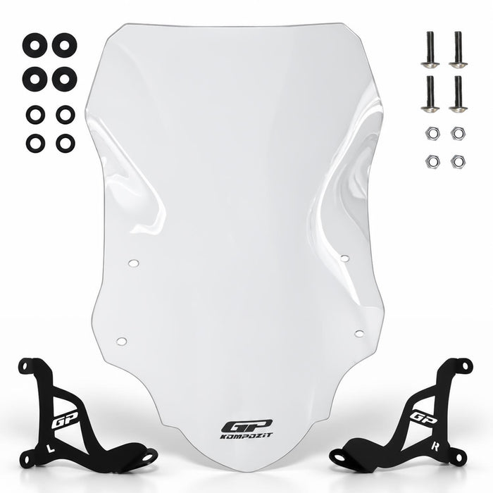 GP Kompozit Windshield Windscreen Clear Compatible For Aprilia SR 125 / SR 160  2024
