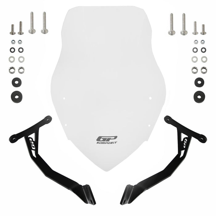 GP Kompozit Windshield Windscreen Clear Compatible For Honda CB125F 2025-2026