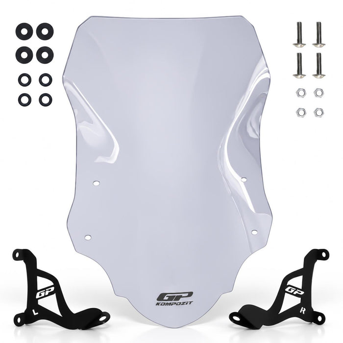 GP Kompozit Windshield Windscreen Smoked Compatible For Aprilia SR125 / SR 160  2024