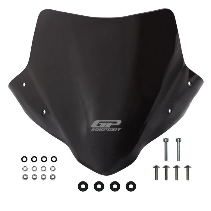 GP Kompozit Windshield Windscreen Black Compatible For Honda CB500 Hornet 2025-2026