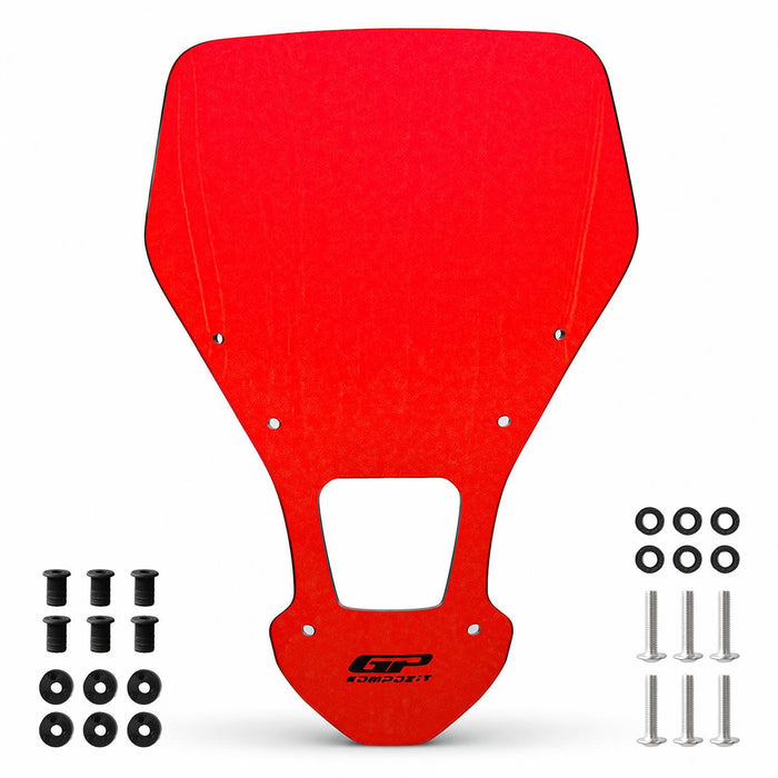 GP Kompozit Windshield Windscreen Red Compatible For Honda Africa Twin CRF1000L 2016-2019