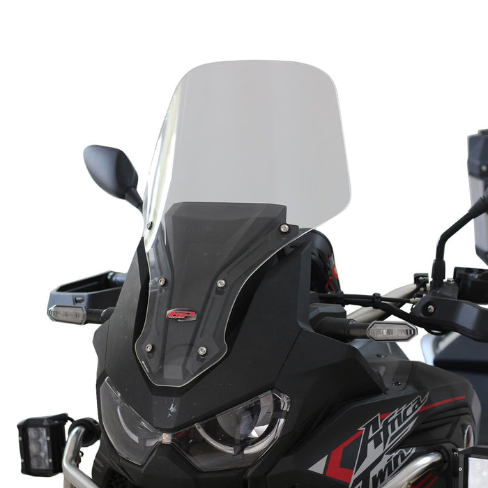 GP Kompozit Windshield Windscreen Smoked Compatible For Honda Africa Twin CRF1100L 2020-2023