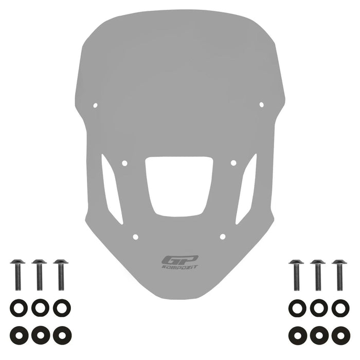 GP Kompozit Windshield Windscreen Smoked Compatible For Honda Africa Twin CRF1100L 2025