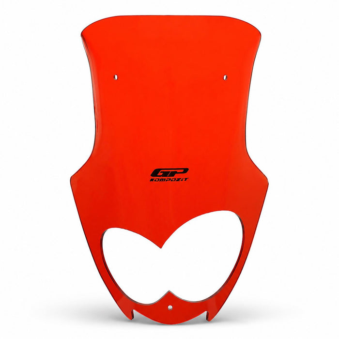GP Kompozit Windshield Windscreen Red Compatible For Honda CRF250L Rally / CRF300L Rally 2017-2025