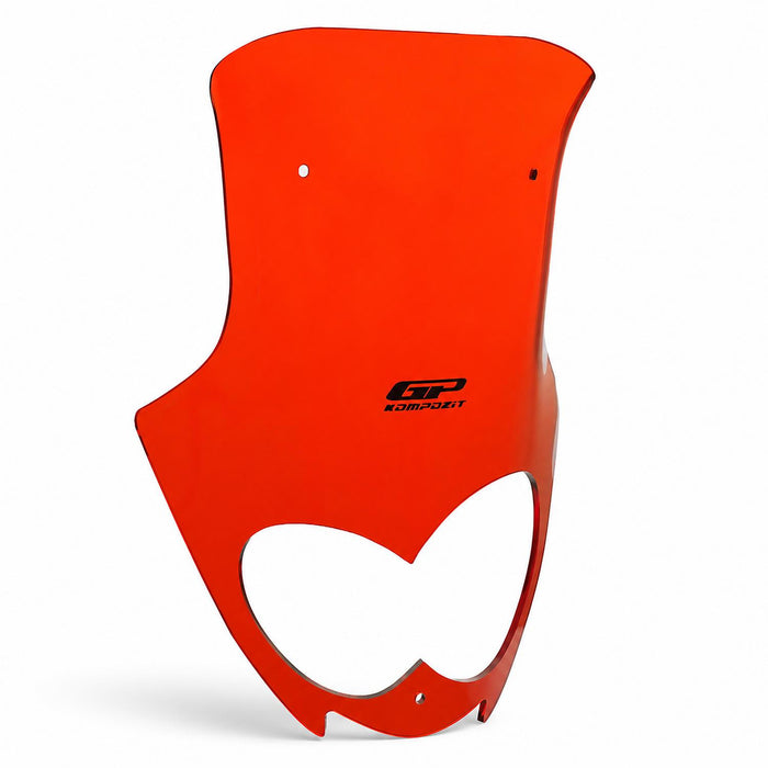 GP Kompozit Windshield Windscreen Red Compatible For Honda CRF250L Rally / CRF300L Rally 2017-2025