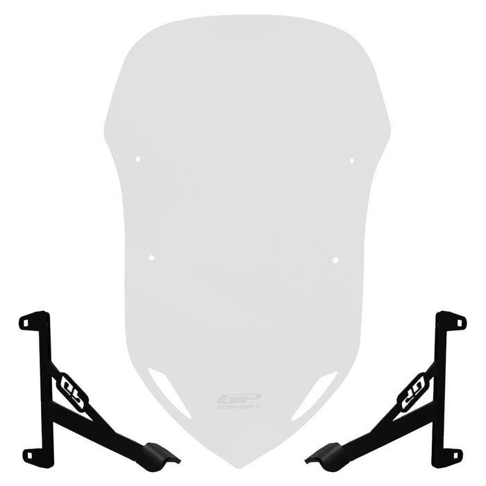 GP Kompozit Windshield Windscreen Clear Compatible For SYM Dragon DRG 160 2023-2024