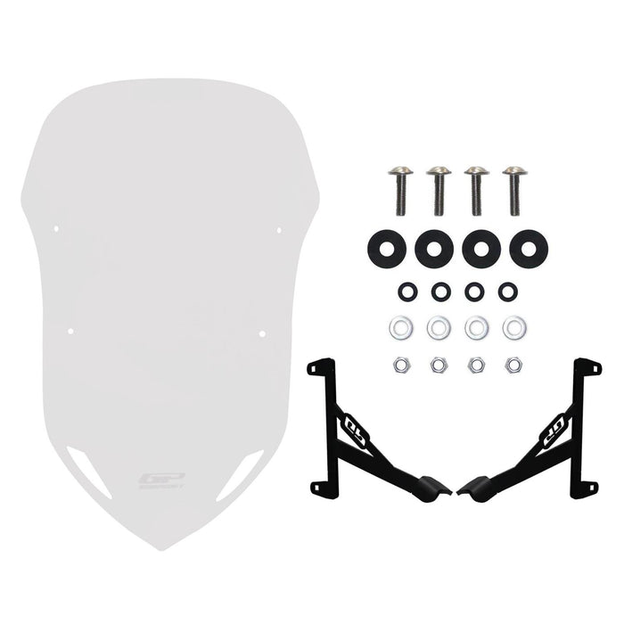 GP Kompozit Windshield Windscreen Clear Compatible For SYM Dragon DRG 160 2023-2024