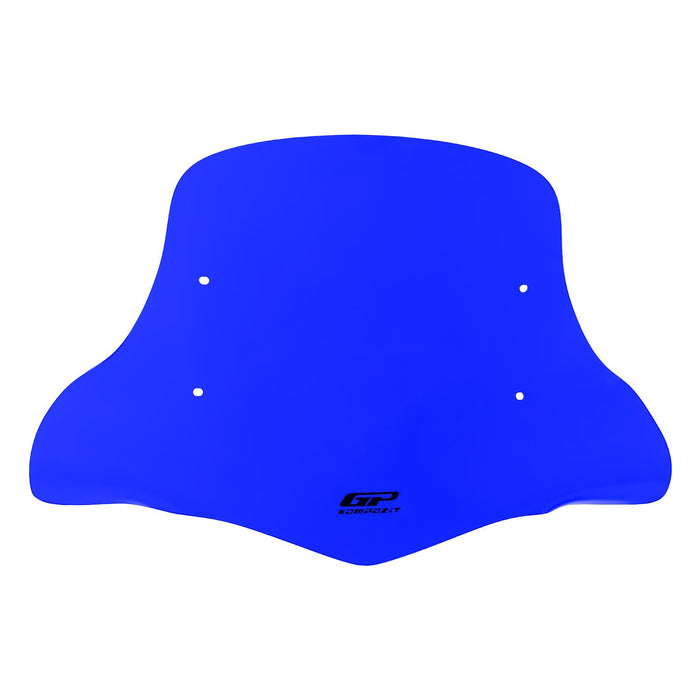 GP Kompozit Universal Windshield Windscreen With Handguard Blue For Scooter