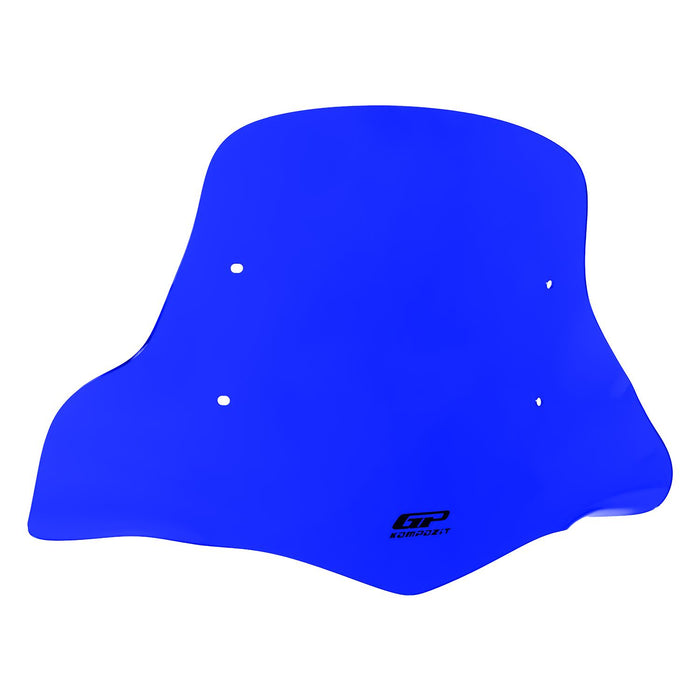 GP Kompozit Universal Windshield Windscreen With Handguard Blue For Scooter