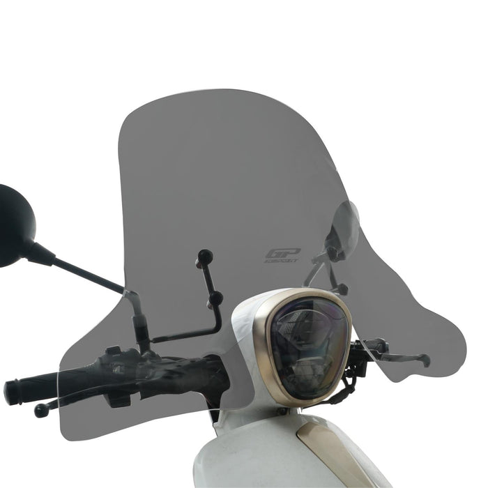GP Kompozit Windshield Windscreen With Handguard Smoked Compatible For RKS Neon125 2023-2025