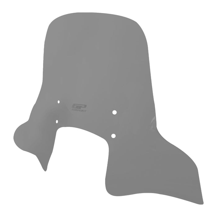 GP Kompozit Windshield Windscreen With Handguard Smoked Compatible For RKS Neon125 2023-2025