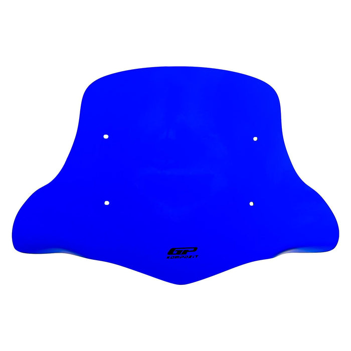 GP Kompozit Windshield Windscreen With Handguard Blue Compatible For Scooter Universal