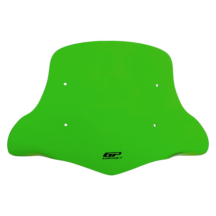 GP Kompozit Windshield Windscreen With Handguard Green Compatible For Scooter Universal