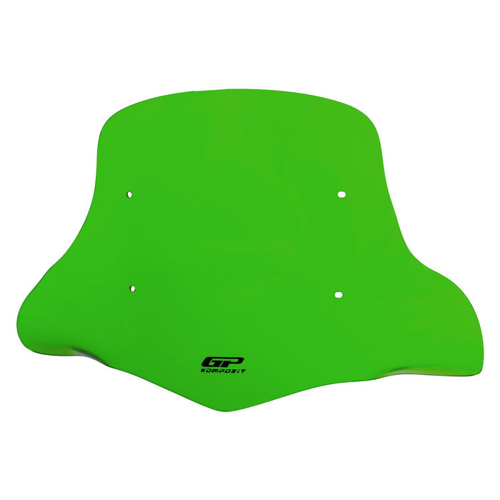GP Kompozit Windshield Windscreen With Handguard Green Compatible For Scooter Universal