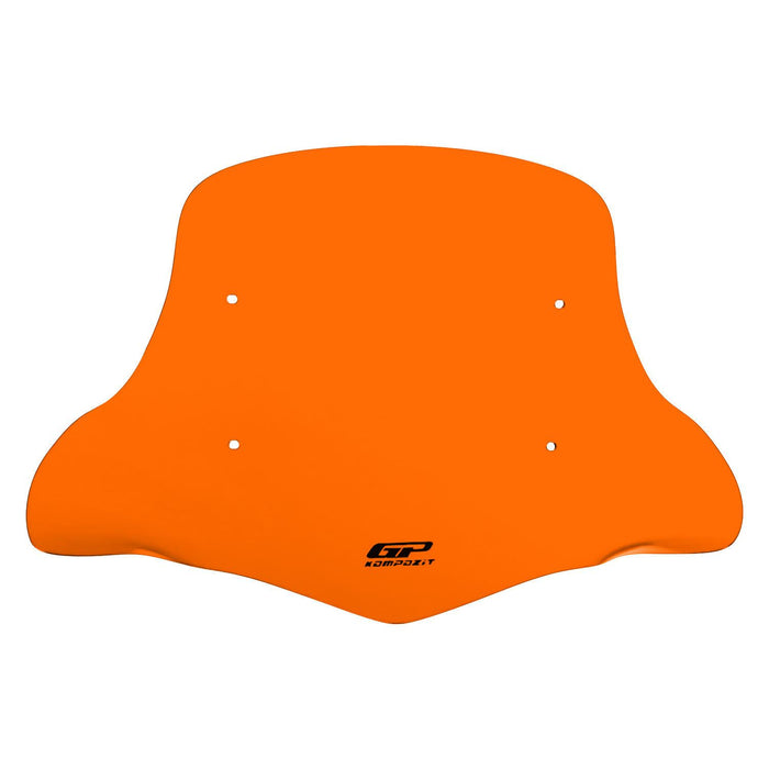 GP Kompozit Windshield Windscreen With Handguard Orange Compatible For Scooter Universal
