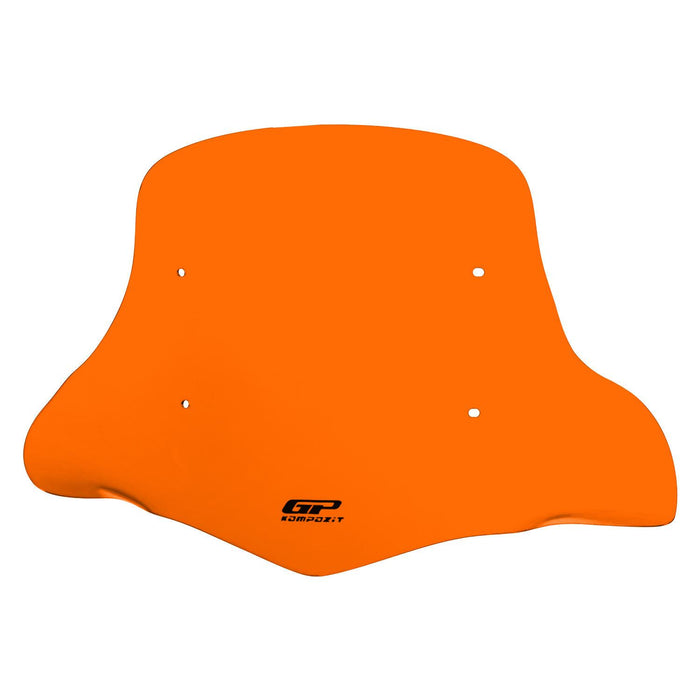 GP Kompozit Windshield Windscreen With Handguard Orange Compatible For Scooter Universal