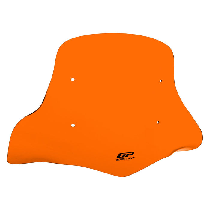 GP Kompozit Windshield Windscreen With Handguard Orange Compatible For Scooter Universal